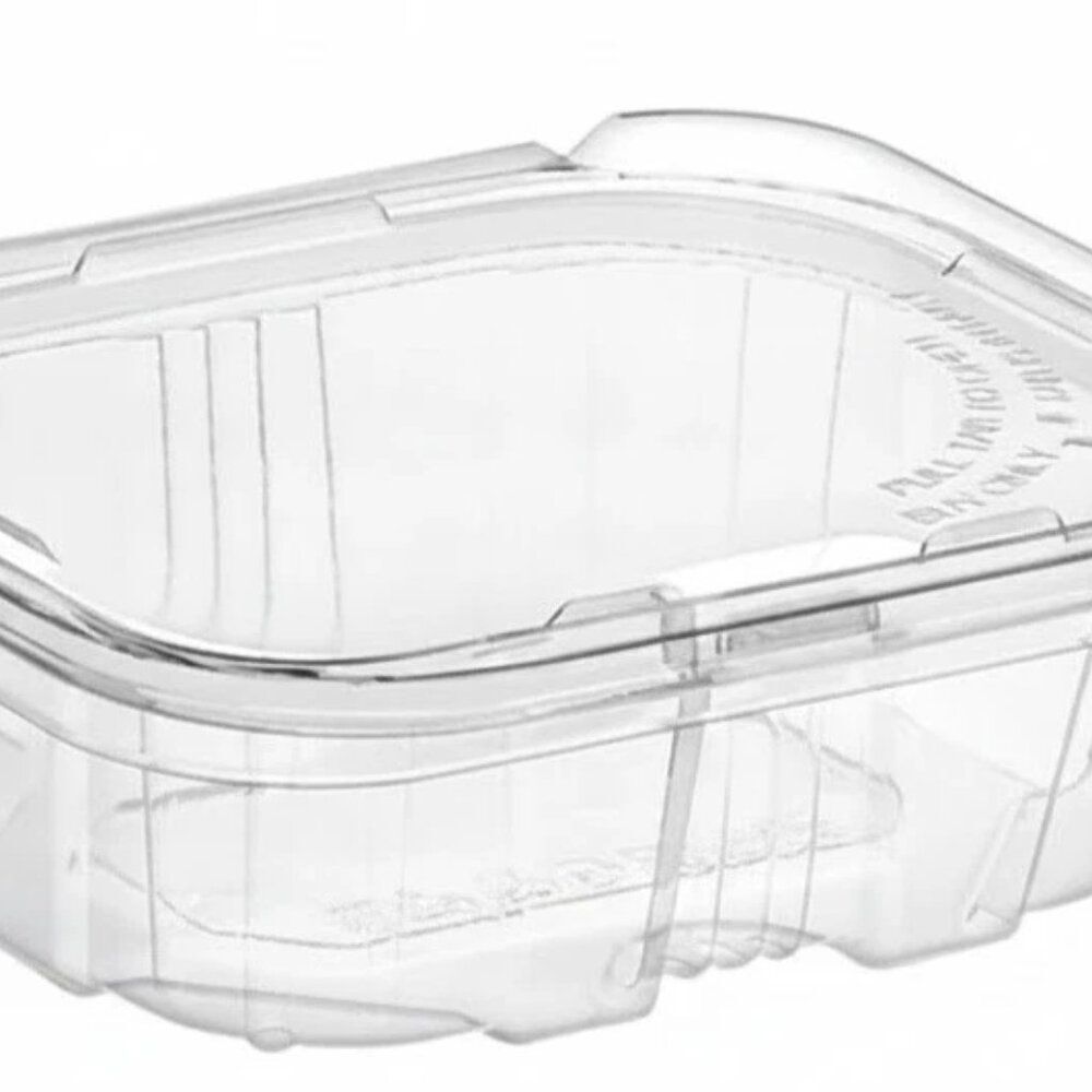 Choice TamperSafe 12 oz. Tamper-Resistant Tamper-Evident Clear PET Plastic